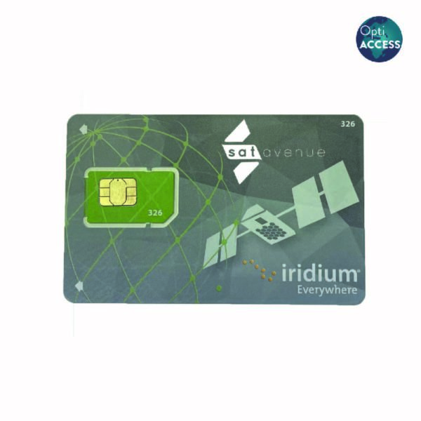 Carte SIM Iridium prépayée pour téléphones et modems satellite Iridium avec le logiciel OptiACCESS-Satavenue