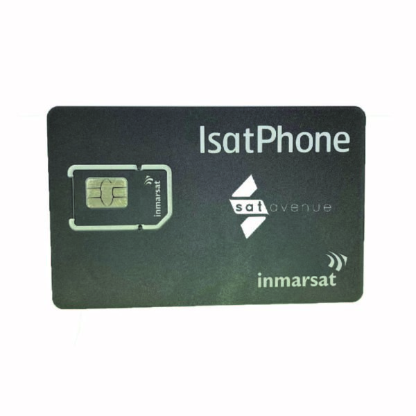 Carte SIM Inmarsat pour téléphone satellite IsatPhone-Satavenue