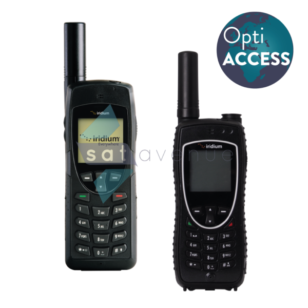 Communication pour téléphone satellite Iridium 9555-9575 avec logiciel de messagerie et de compression OptiACCESS-Satavenue